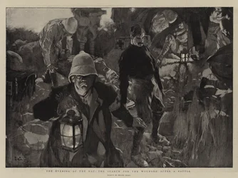 De Avond van de Dag, de Zoektocht naar de Gewonden na een Slag